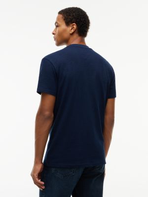 Мужская футболка Tommy Jeans Pegasus Logo Pocket, цвет: Тёмный синий — фото 3