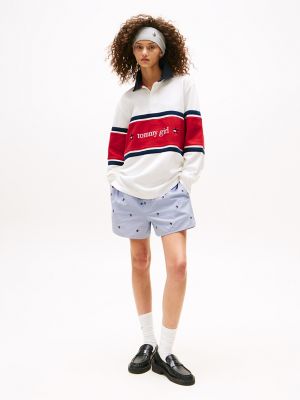 Tommy Girl Embroidered Star Stripe Short, Ithaca