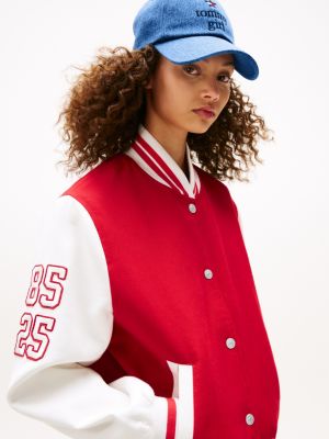 Tommy Girl Heart Logo Varsity Jacket | Tommy Hilfiger