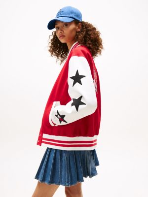 Tommy Girl Heart Logo Varsity Jacket | Tommy Hilfiger