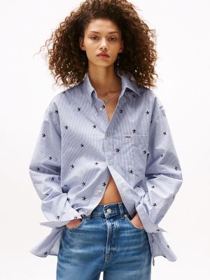 Tommy Girl Embroidered Star Stripe Shirt, Ithaca