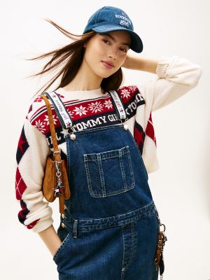 Tommy Girl Denim Overall | Tommy Hilfiger USA