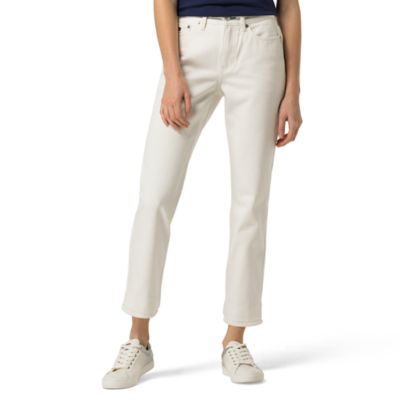 tommy hilfiger white jeans ladies
