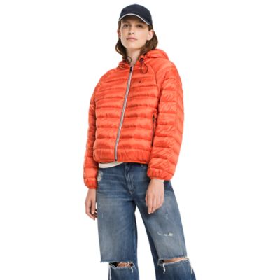 tommy hilfiger jacket orange