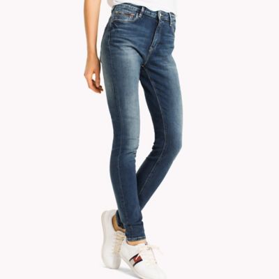 tommy hilfiger high rise skinny santana jeans