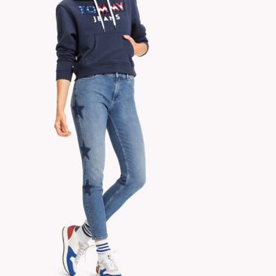 high rise tommy hilfiger jeans