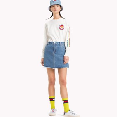 tommy hilfiger jean skirt