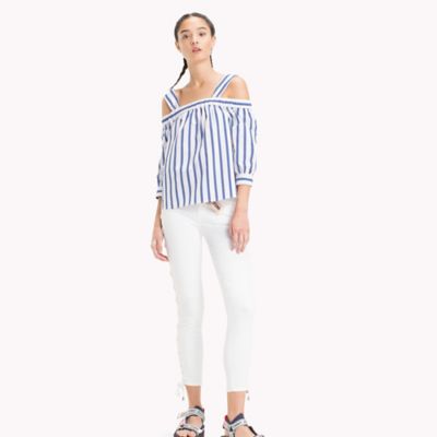 tommy hilfiger off shoulder top