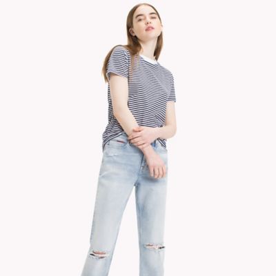 tommy jeans classic stripe t shirt