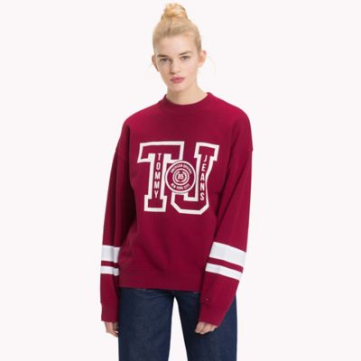 tommy hilfiger college sweatshirt