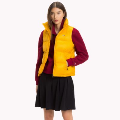 tommy hilfiger yellow jacket women's
