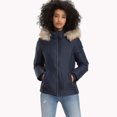 tommy hilfiger tjw hooded down jacket