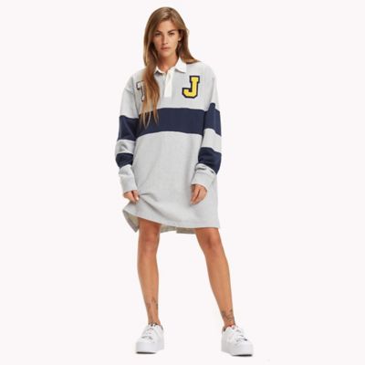 tommy jeans rugby dress