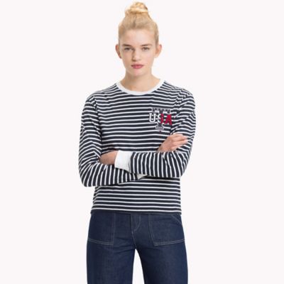 Stripe Long-Sleeve T-Shirt | Tommy Hilfiger