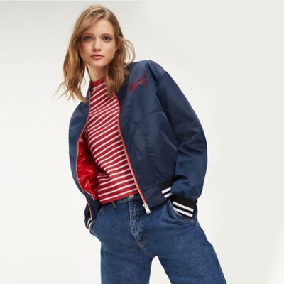 tommy hilfiger baseball jacket