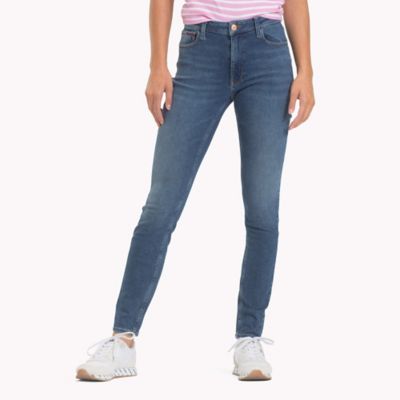 tommy hilfiger high rise skinny santana jeans