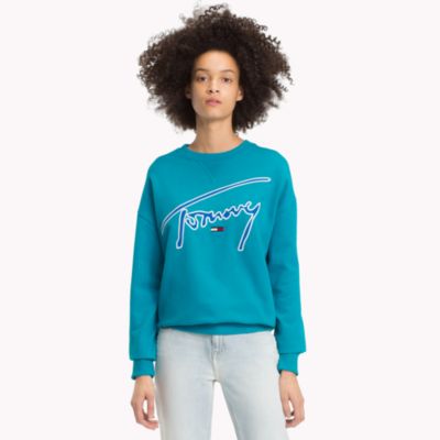 tommy signature sweatshirt