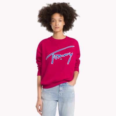 tommy jeans signature crew