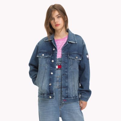 tommy jeans oversized denim jacket