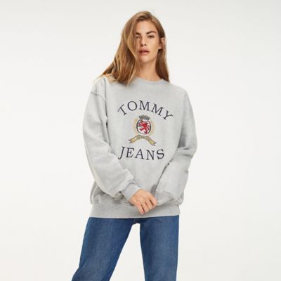 tommy jeans crest crewneck