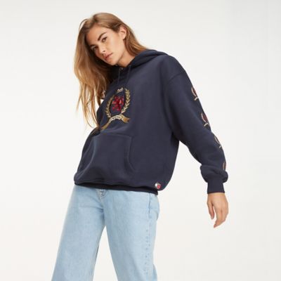 tommy hilfiger crest hoodie