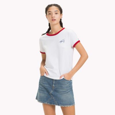 tommy hilfiger baseball t shirt