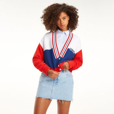 cropped tommy hilfiger sweater