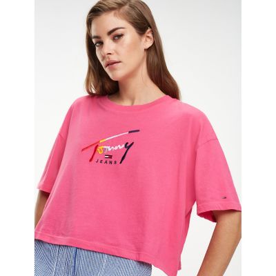 tommy hilfiger script t shirt