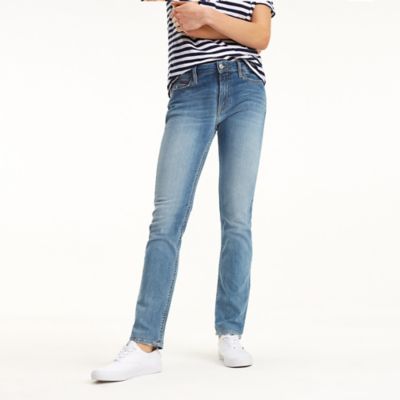 tommy hilfiger straight leg jeans