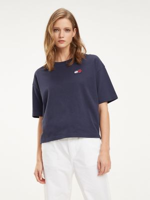 grey tommy hilfiger t shirt women's