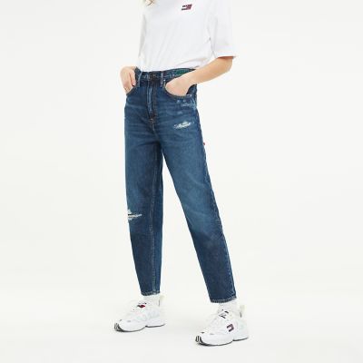 tommy hilfiger high rise tapered