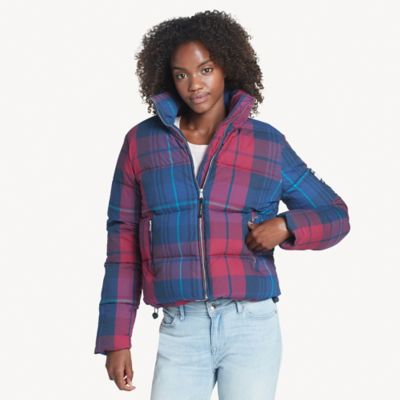 Plaid Puffer Jacket | Tommy Hilfiger