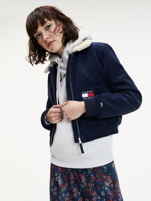 tommy hilfiger sherpa bomber