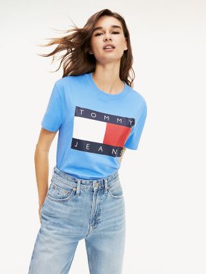 tommy hilfiger flag t shirt