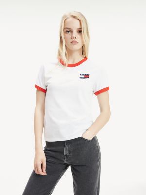 tommy jeans ringer t shirt