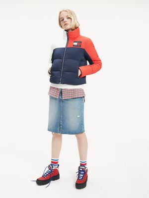 tommy hilfiger colour block jacket womens