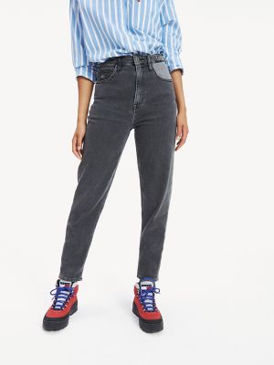 tommy hilfiger high rise tapered jeans