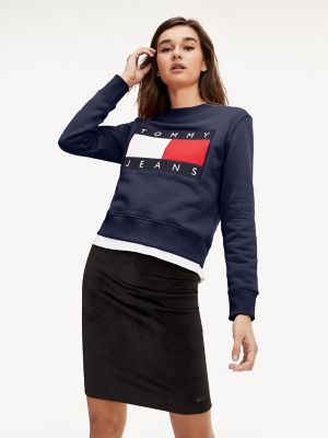 womens grey tommy hilfiger sweatshirt