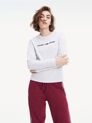 tommy jeans long sleeve shirt