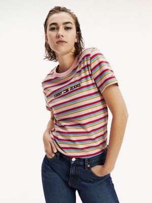 tommy hilfiger candy stripe shirt