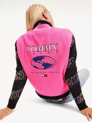 tommy hilfiger fleece jacket womens