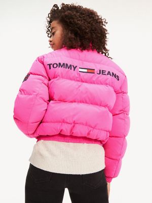 tommy hilfiger down bomber jacket