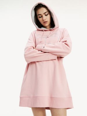 pink tommy hilfiger hoodie