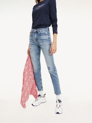 tommy high rise jeans