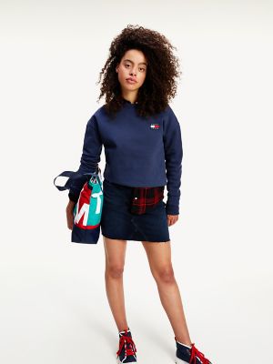 tommy badge sweatshirt