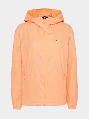 tommy hilfiger windbreaker orange