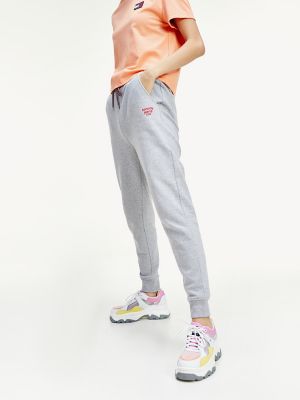 grey tommy hilfiger sweatpants