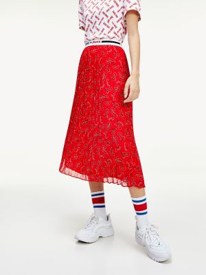 tommy hilfiger midi skirt