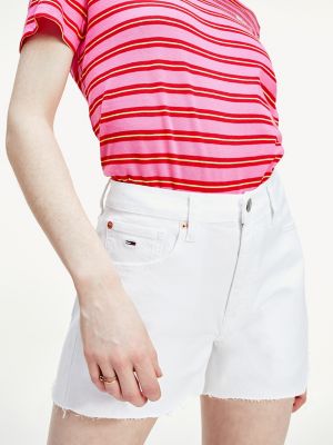 tommy hilfiger women's white shorts