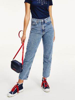 tommy hilfiger high rise mom fit jeans